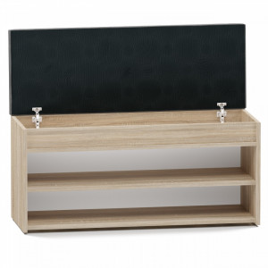 TEBAS106 - Bancuta, pantofar, 100x 35 x 49 cm, Sonoma, PAL - Img 2