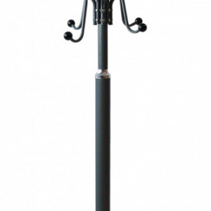 TECUIN106 - Cuier de podea, 53 x 53 x 180 cm, Negru-Marmura, PAL - Img 1