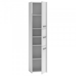 TEDUA102 - Dulap inalt baie, Alb 40 x 30 x 170 cm, PAL - Img 2
