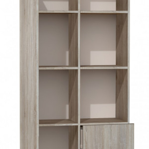 TEDUS117 - Dulap cu rafturi, biblioteca, 80 x 35 x 180 cm, Sonoma, PAL - Img 3