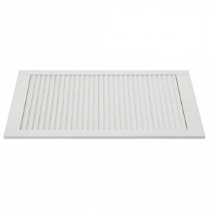 Uși lamelare, 4 buc., alb, 99,3x49,4 cm, lemn masiv de pin - V151174V - Img 4