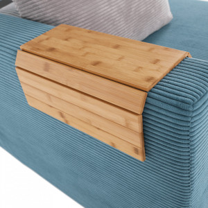 Zonă de depozitare/cotieră flexibilă canapea, bambus, natural - TP269803 - Img 10