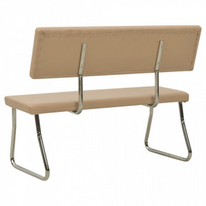 Bancă, cappuccino, 110 cm, piele ecologică - V325861V - Img 4