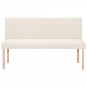 Banca, crem, 139,5 cm, poliester - V281337V - Img 4