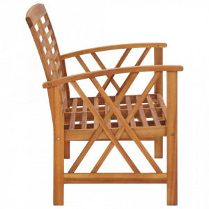 Bancă de grădină, 119 cm, lemn masiv de acacia - V310269V - Img 3