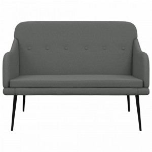 Bancă, gri închis, 110x76x80 cm, textil - V351484V - Img 3