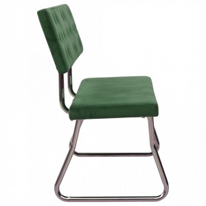 Bancă, verde închis, 110 cm, catifea - V325865V - Img 3