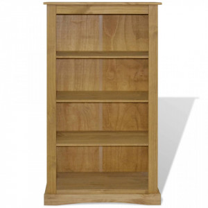 Biblioteca 4 rafturi pin, stil mexican Corona 81 x 29 x 150 cm - V243743V - Img 2