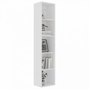 Biblioteca, alb, 40 x 30 x 189 cm, PAL - V800954V - Img 3