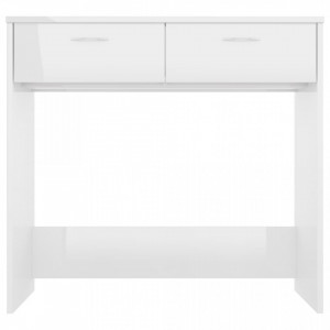 Birou, alb extralucios, 80 x 40 x 75 cm, PAL - V801361V - Img 4