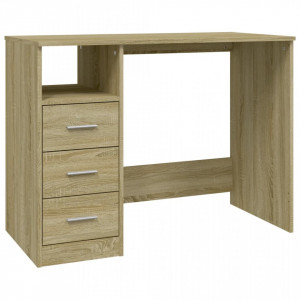 Birou cu sertare, stejar sonoma, 102x50x76 cm, lemn prelucrat - V823035V