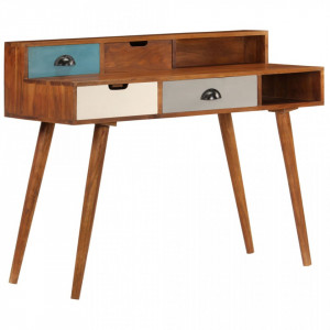 Birou de scris, 110x50x90 cm, lemn masiv de acacia - V247937V