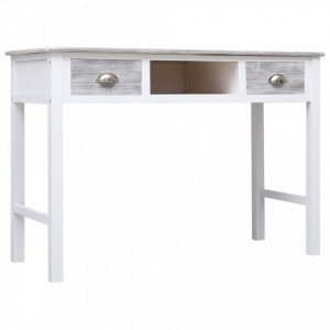 Birou de scris, gri, 110 x 45 x 76 cm, lemn - V284153V - Img 2