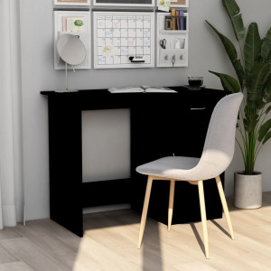 Birou, negru, 100 x 50 x 76 cm, PAL - V801081V