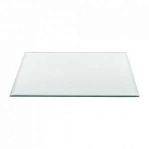 Blat sticla masa/protectie semineu, 70 x 70 cm, ESG sticla securizata, transparenta - P57827241 - Img 3
