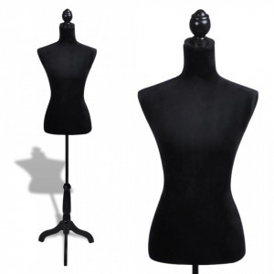 Bust pentru dame, negru, manechin croitorie - V30028V