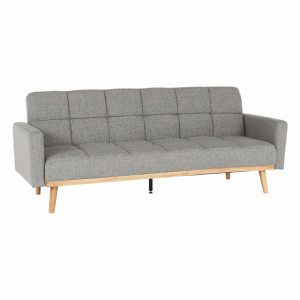 Canapea extensibilă, gri, 214x84x84 cm - TP264305 - Img 12
