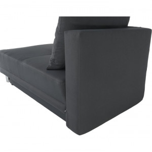 Canapea extensibilă, material textil gri-negru, dreapta, 149x80x90 cm - TP238800 - Img 15