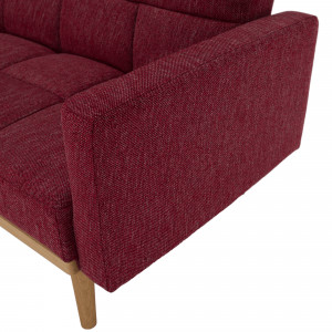 Canapea extensibilă, vişiniu, 214x84x84 cm - TP280891 - Img 19
