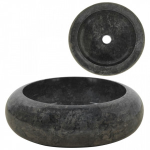 Chiuvetă, negru, 40 x 12 cm, marmură - V142766V - Img 2
