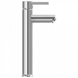 Chiuvetă rotunda cu robinet și scurgere tip push auriu sticlă - V3098459V - Img 4