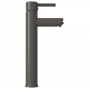 Chiuvetă rotunda cu robinet si scurgere tip push, sticlă mătuită - V3098447V - Img 4