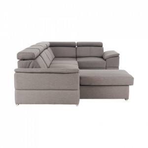 Colţar, gri maroniu Taupe, model stânga, 330x79/97x183/196 cm - TP263528 - Img 17