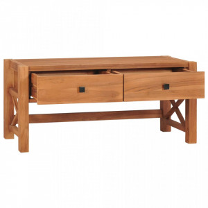 Comodă TV, 100x40x45 cm, lemn de tec - V325266V