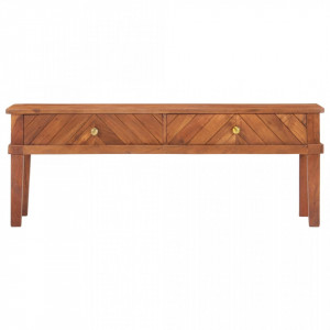 Comodă TV, 110x40x41 cm, lemn masiv de acacia - V286577V - Img 3