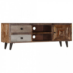Comoda TV, 118x30x40 cm, lemn masiv de mango - V247330V