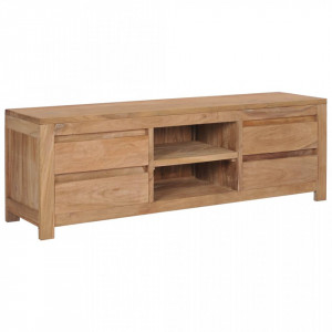 Comoda TV, 120 x 30 x 40 cm, lemn masiv de tec - V282846V