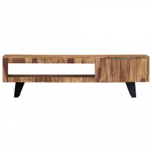 Comoda TV, 140 x 30 x 40 cm, lemn masiv de sheesham - V247980V - Img 4