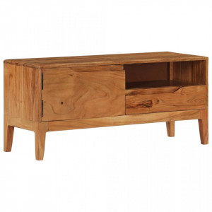 Comoda TV, 88 x 30 x 40 cm, lemn masiv de salcam - V244955V