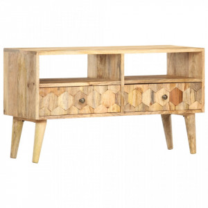 Comoda TV, 90 x 30 x 50 cm, lemn masiv de mango - V286463V
