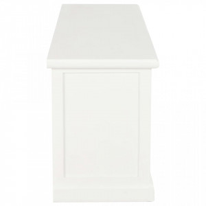 Comoda TV, alb, 120 x 30 x 40 cm, lemn - V249883V - Img 4