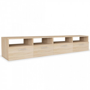 Comode TV 2 buc, PAL, 95x35x36 cm, culoarea stejarului - V275111V - Img 1