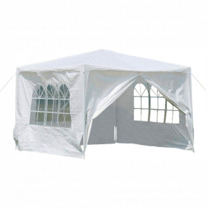 Cort de grădină pentru petreceri, alb, 3x3 m - TP253460 - Img 1