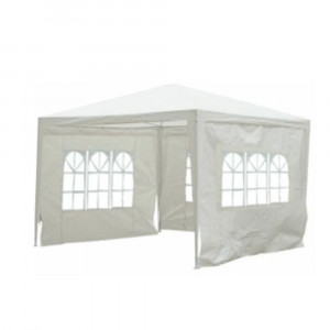 Cort de grădină pentru petreceri, alb, 3x3 m - TP253460 - Img 6