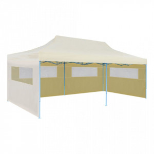 Cort de petrecere pliabil pop-up, crem, 3 x 6 m - V41582V