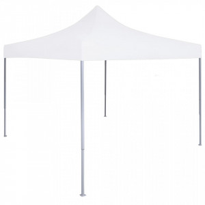 Cort de petrecere pliabil profesional, alb, 3 x 3 m, oțel - V48860V - Img 2