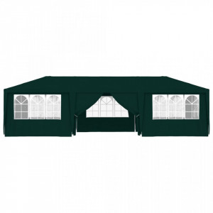 Cort de petrecere profesional pereți laterali verde 4x9m 90g/m² - V48540V - Img 3