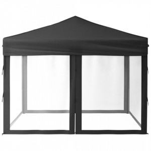 Cort pliabil pentru petrecere, pereți laterali, antracit, 3x3 m - V93530V - Img 4