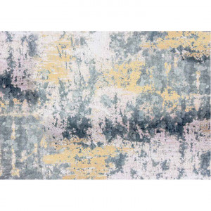 Covor, albastru, gri și galben, 160x230 cm - TP203336