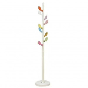Cuier de podea, tip pom, alb, 30x30x171 cm - TP234464 - Img 1