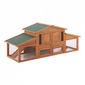 Cusca iepuri mici, 72 x 180 x 62 cm, lemn brad - P78468149 - Img 2