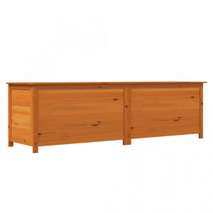 Cutie de perne de exterior maro 200x50x56 cm lemn masiv brad - V152177V
