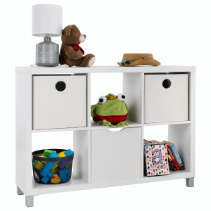 Dulap biblioraft, alb, 111x29x83 cm - TP69940 - Img 8
