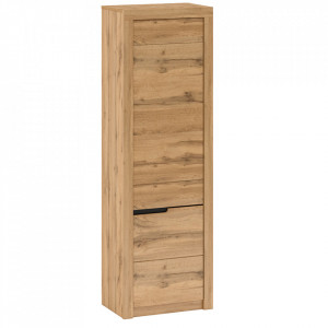 Dulap cu poliţe, 63x40x197 cm, culoarea stejar, model dreapta - TP263961