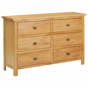 Dulap cu sertare, 105 x 33,5 x 73 cm, lemn masiv stejar - V289196V
