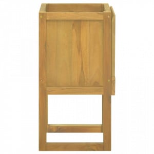 Dulap de baie, 45x45x75 cm, lemn masiv de tec - V338246V - Img 4